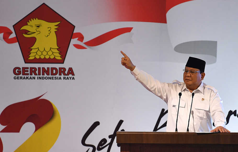 Prabowo Subianto Ketua Umum Partai Gerindra