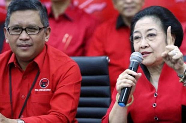 Hasto Jristiyanto dan Megawati Soekarnoputri
