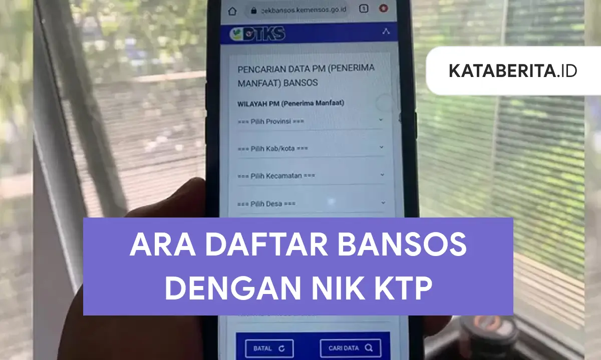 Cara Daftar Bansos dengan NIK KTP
